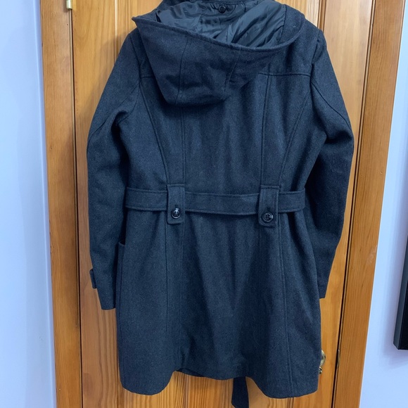 Liz Claiborne Wool Blend Trench Coat - Picture 9 of 14